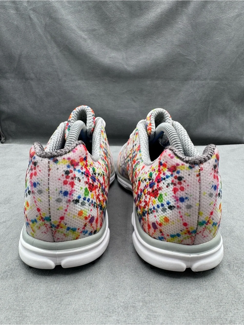 FootJoy emPower Spikeless Golf Shoes Women’s Size 7.5 Paint Splatter Multicolor